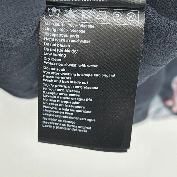 Ba&Sh Boho Blue Calix 3/4 Sleeve Pleated Tunic Mini Dress Small - Picture 12 of 15